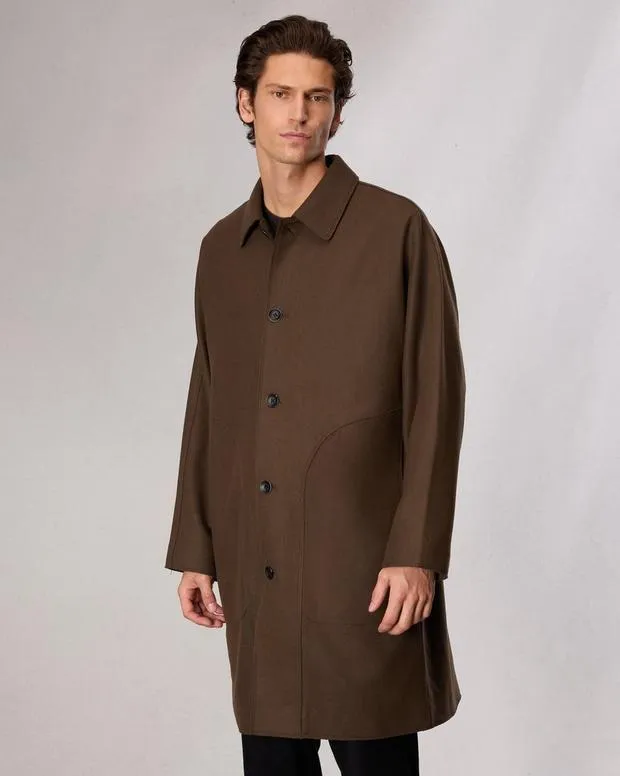 Men Jackets and Coats Rag and Bone Marshall WoolBlend Coat Green
