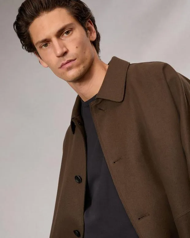 Men Jackets and Coats Rag and Bone Marshall WoolBlend Coat Green