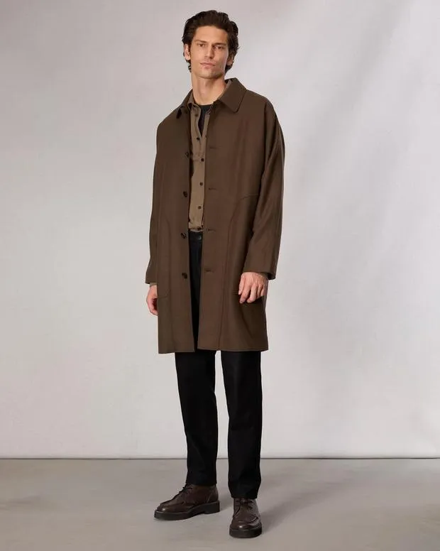 Men Jackets and Coats Rag and Bone Marshall WoolBlend Coat Green