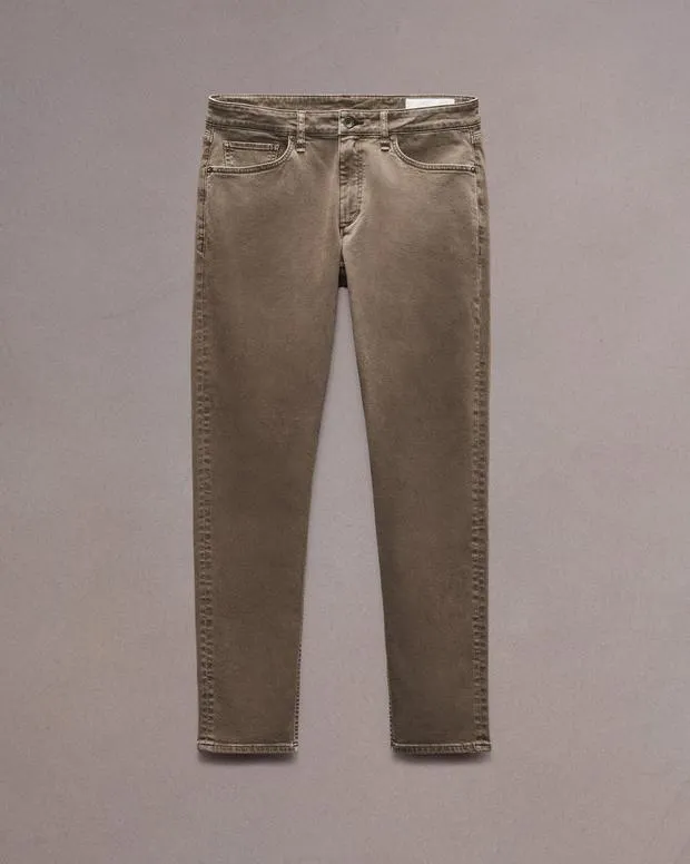 Men Jeans Rag and Bone Fit 3 Athletic Fit Jean Aero Stretch Denim Ash Brown
