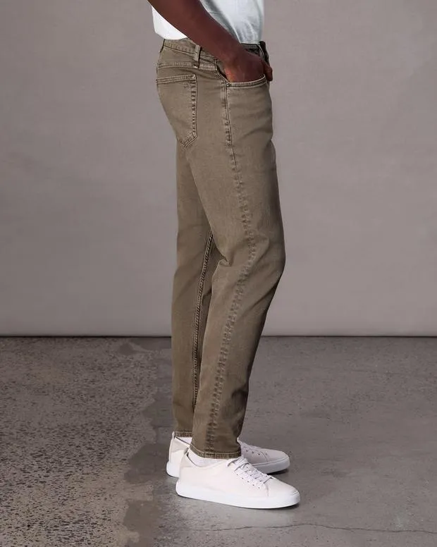 Men Jeans Rag and Bone Fit 3 Athletic Fit Jean Aero Stretch Denim Ash Brown