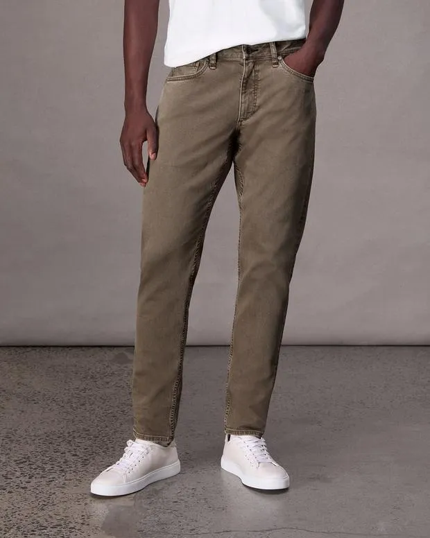 Men Jeans Rag and Bone Fit 3 Athletic Fit Jean Aero Stretch Denim Ash Brown