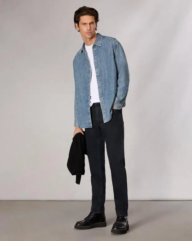 Men Jeans Rag and Bone Fit 3 Athletic Fit Jean Authentic Stretch Denim Jericho