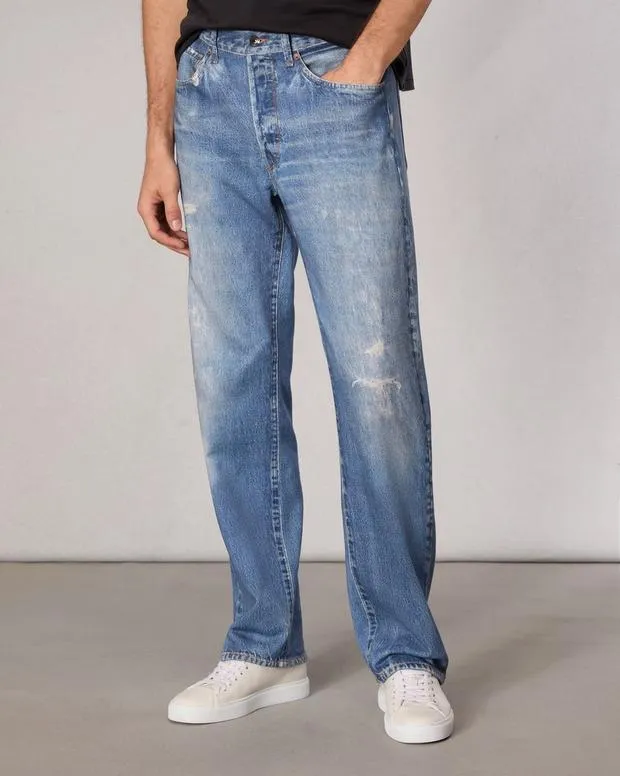 Men Jeans Rag and Bone Rbmiramar Fleece Fit 4 Pant Cotton Fleece Greenwood