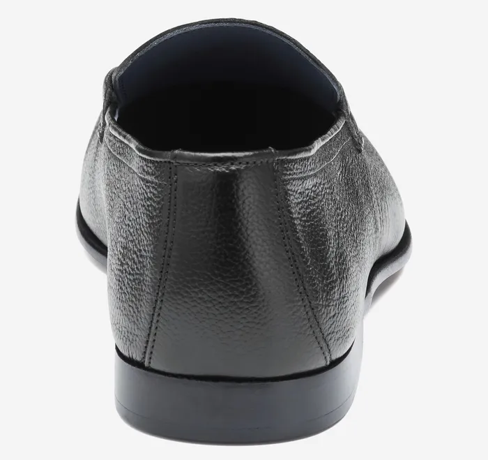 Men Johnston and Murphy Taylor Bit Loafer Black Italian Calfskin SlipOns and Loafers