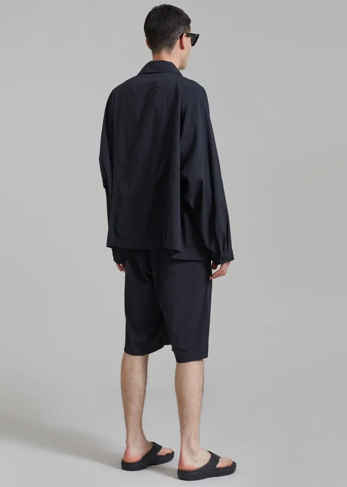 Men Kabo Tracksuit Shorts 8211 Black The Frankie Shop Bottoms