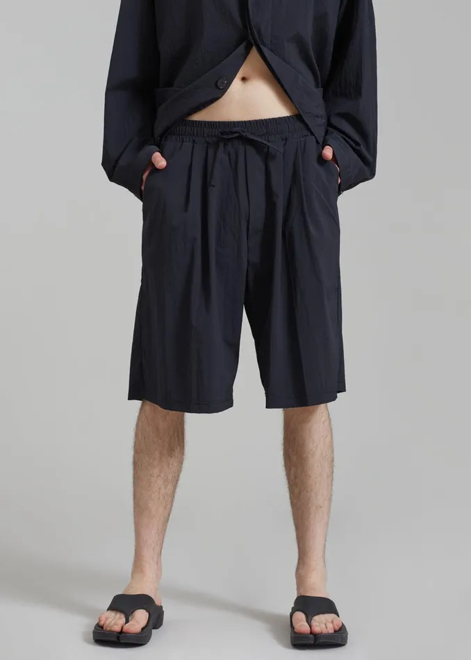 Men Kabo Tracksuit Shorts 8211 Black The Frankie Shop Bottoms