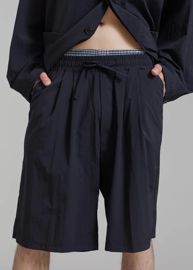 Men Kabo Tracksuit Shorts 8211 Black The Frankie Shop Bottoms