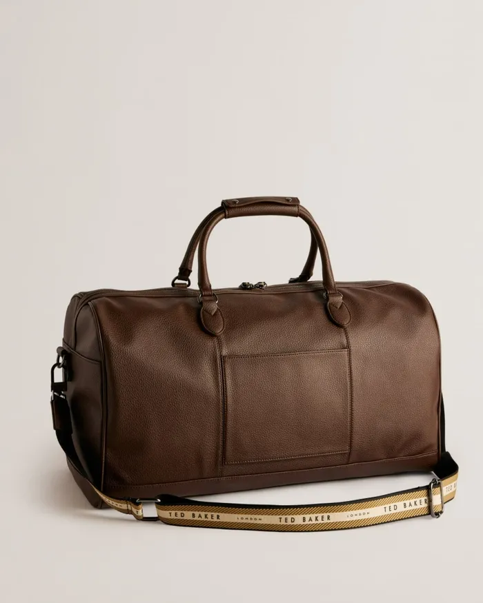 Men KALVIN 8211 Faux Leather Webbing Strap Holdall Brownchocolate Ted Baker Holdalls and Weekend Bags Men KALVIN 8211 Faux Leather Webbing Strap Holdall Brownchocolate Ted Baker Holdalls and Weekend Bags