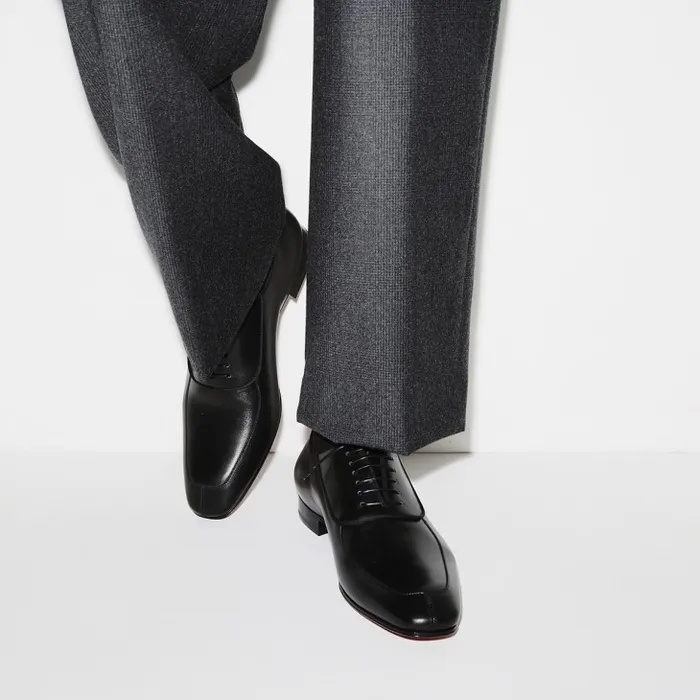 Men Lafitte Oxford 8211 Calf Leather 8211 Black Christian Louboutin Buckles and Laceups Men Lafitte Oxford 8211 Calf Leather 8211 Black Christian Louboutin Buckles and Laceups