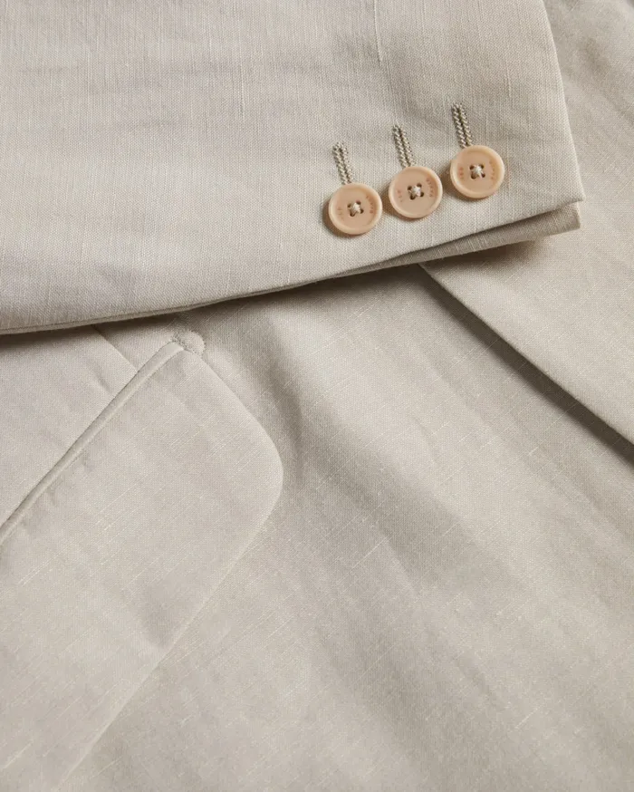 Men LANCEJ 8211 Wool And Linen Blazer Stone Ted Baker Suits Men LANCEJ 8211 Wool And Linen Blazer Stone Ted Baker Suits