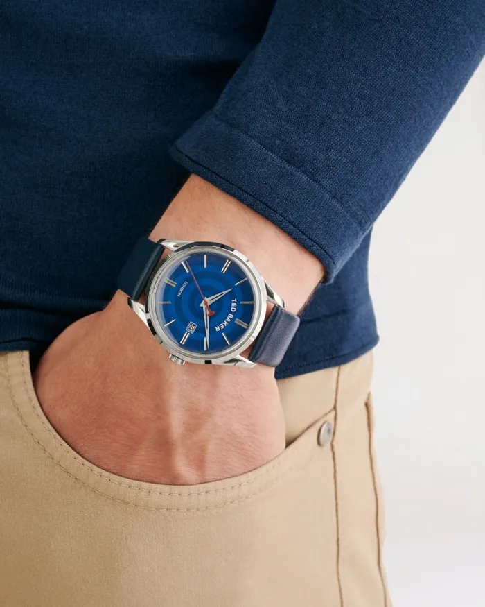 Men LEYTONL 8211 Leyton Leather Strap Watch Navy Ted Baker Watches and Jewellery Men LEYTONL 8211 Leyton Leather Strap Watch Navy Ted Baker Watches and Jewellery