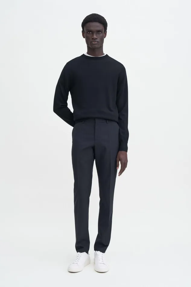 Men Liam Wool Trousers Dark Navy Filippa K Trousers