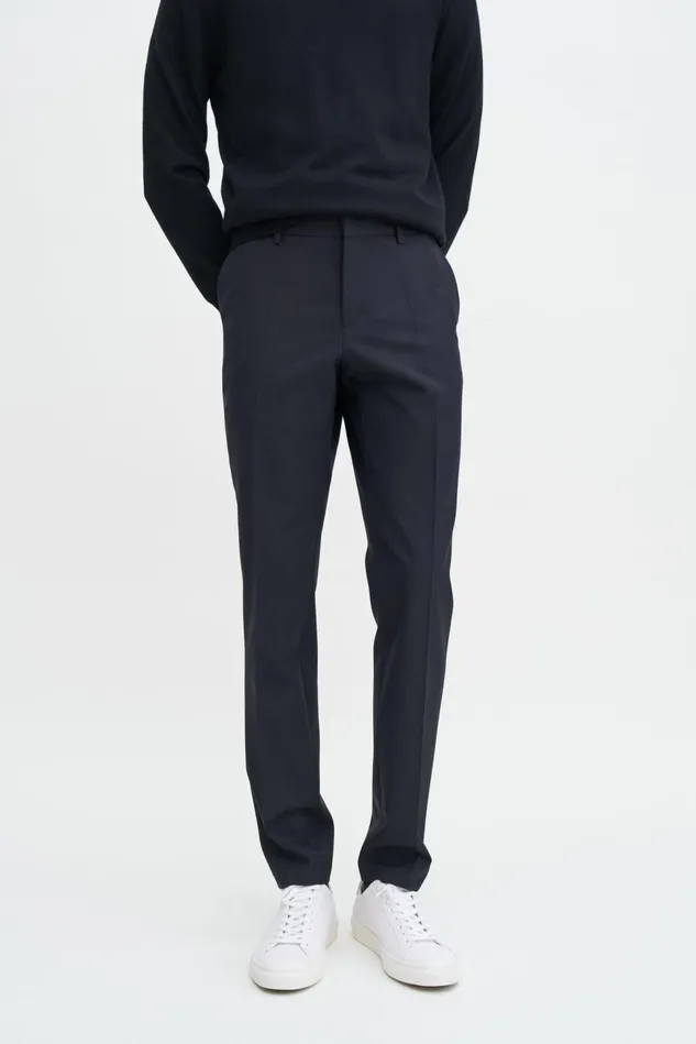 Men Liam Wool Trousers Dark Navy Filippa K Trousers