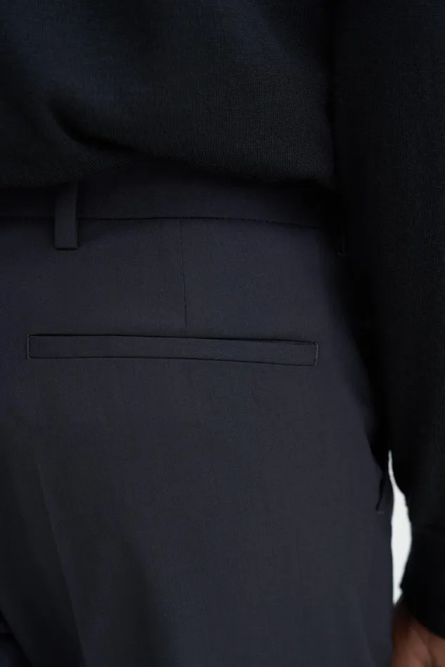 Men Liam Wool Trousers Dark Navy Filippa K Trousers