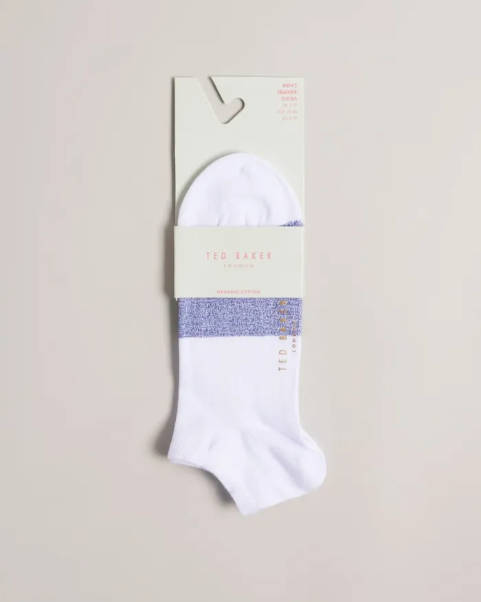 Men LOWSOCK 8211 Trainer Socks White Ted Baker Socks