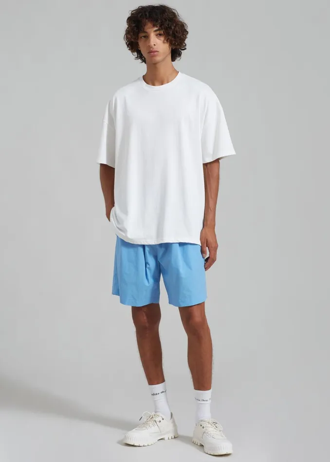 Men Matthias Boxer Bermuda Shorts 8211 Blue The Frankie Shop Bottoms