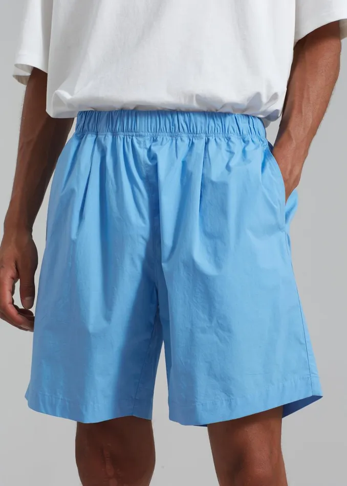 Men Matthias Boxer Bermuda Shorts 8211 Blue The Frankie Shop Bottoms