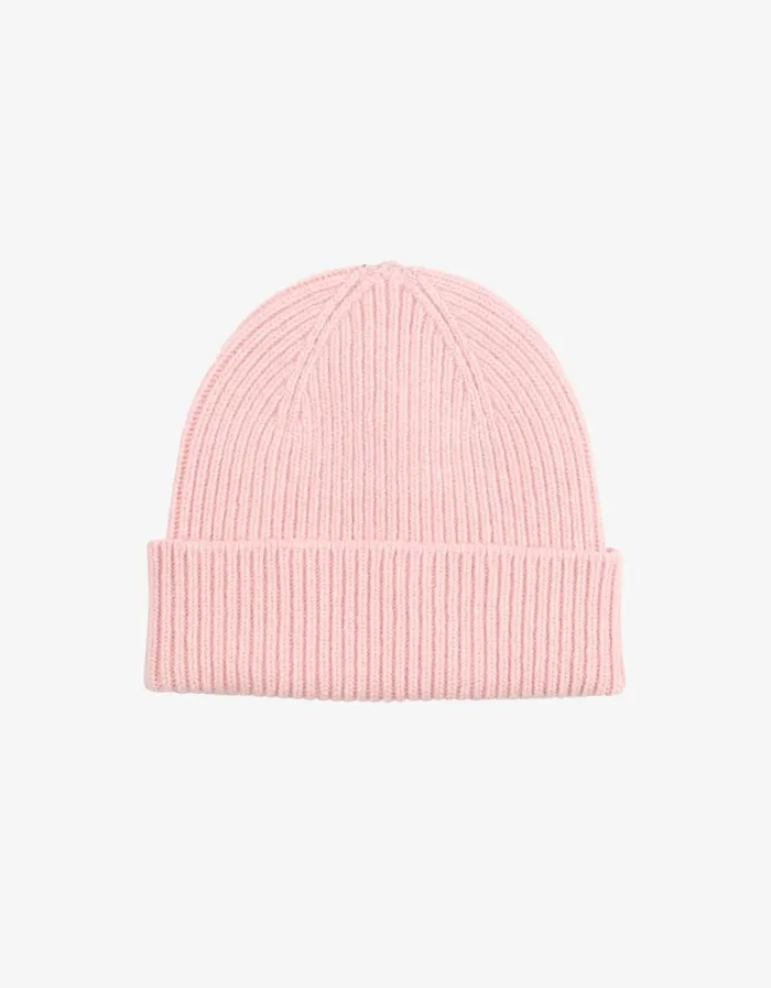 Men Merino Wool Beanie Faded Pink Colorful Standard Beanies