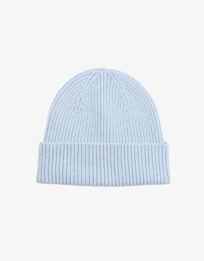 Men Merino Wool Beanie Polar Blue Colorful Standard Beanies