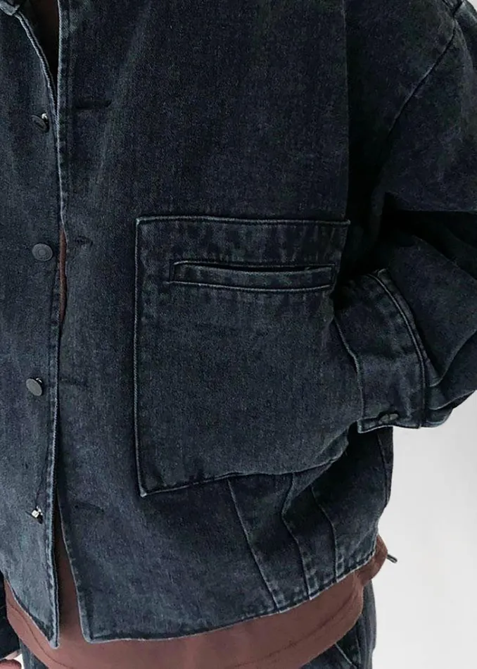 Men Miller Denim Jacket 8211 Black Wash The Frankie Shop Outerwear