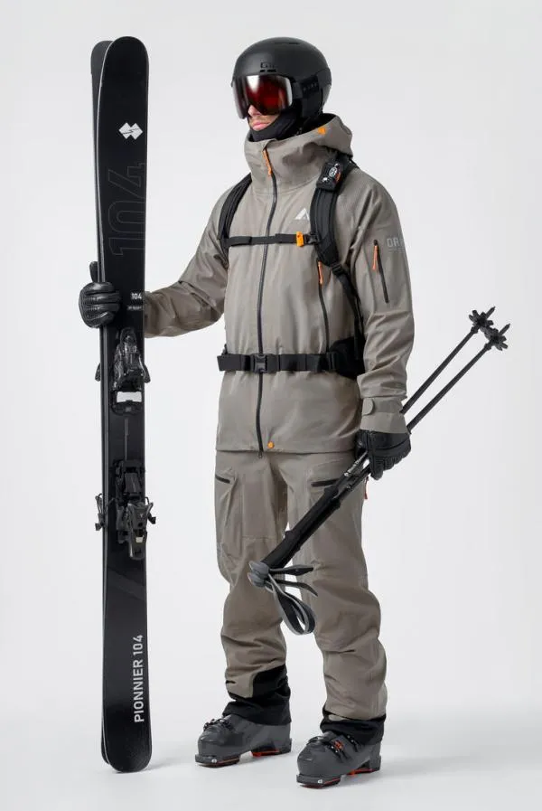 Men MtnX Glacier 3L Light JacketClay Orage Jackets