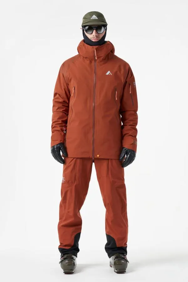Men MtnX Glacier 3L Light JacketDark Terracotta Orage Jackets