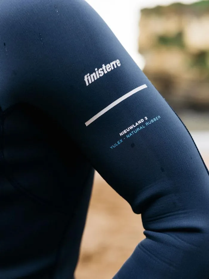 Men Nieuwland 2mm Yulex Long Sleeve Top Dark Ozone Finisterre Wetsuits
