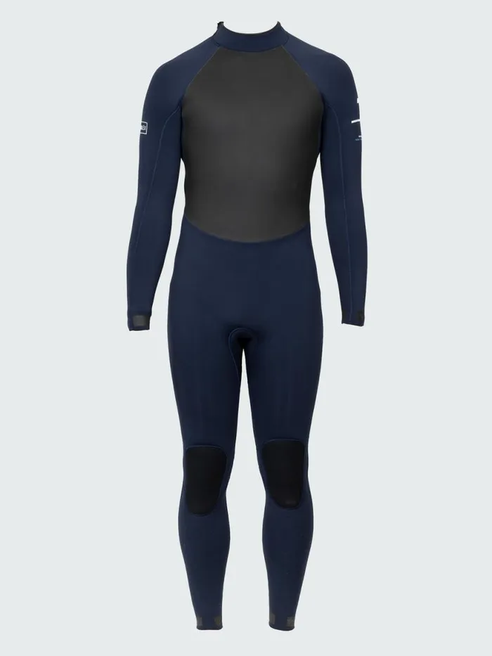 Men Nieuwland 5545mm Yulex Back Zip Wetsuit Ink Finisterre Wetsuits