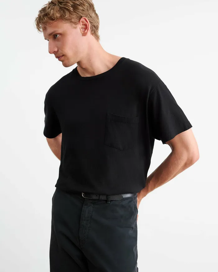 Men Nili Lotan BRANDON TEE Cocoa Tees