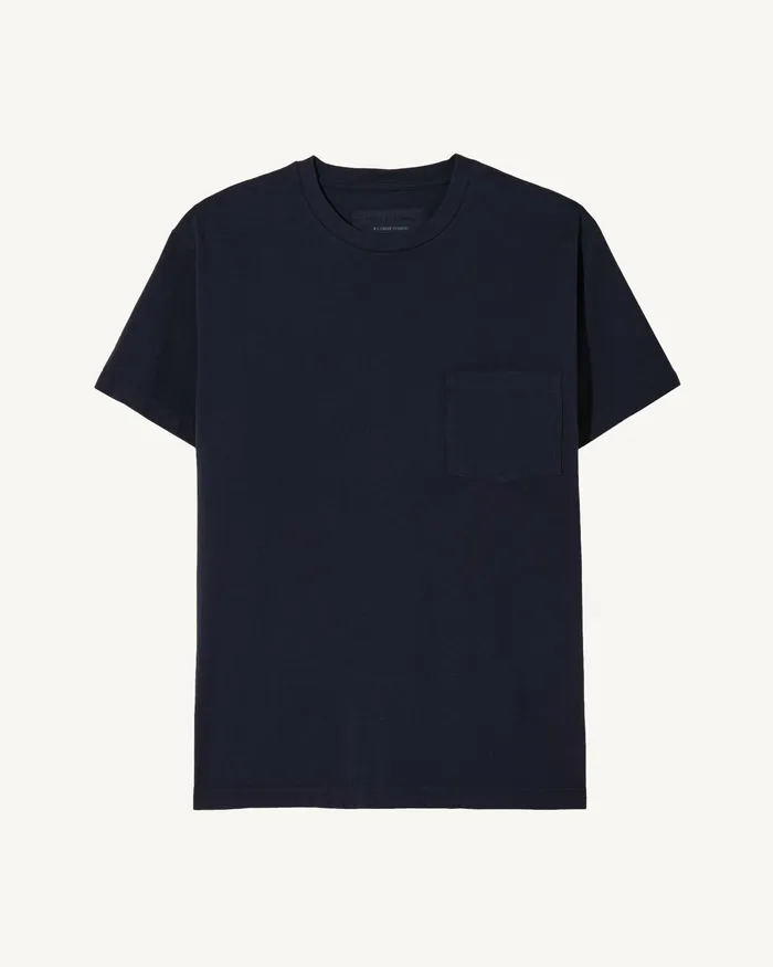 Men Nili Lotan BRANDON TEE Cocoa Tees