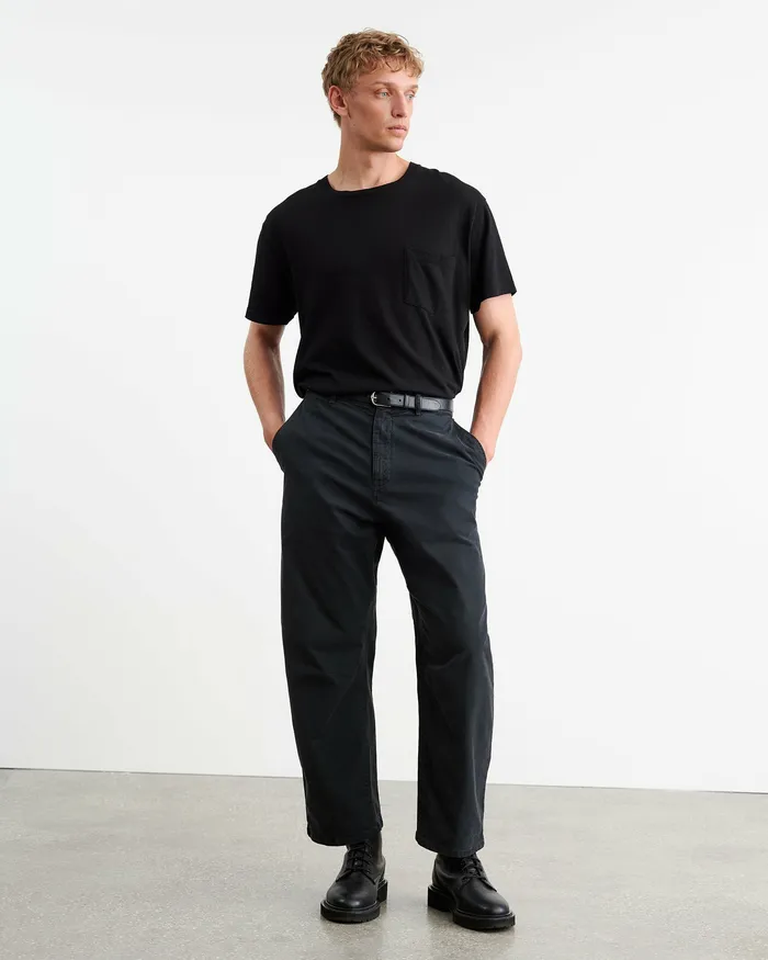Men Nili Lotan BRANDON TEE Cocoa Tees