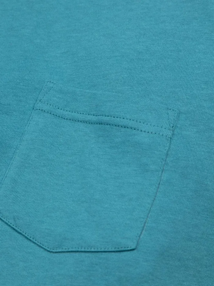 Men Orca Recycled Pocket Long Sleeve TShirt Ocean Storm Finisterre TShirts