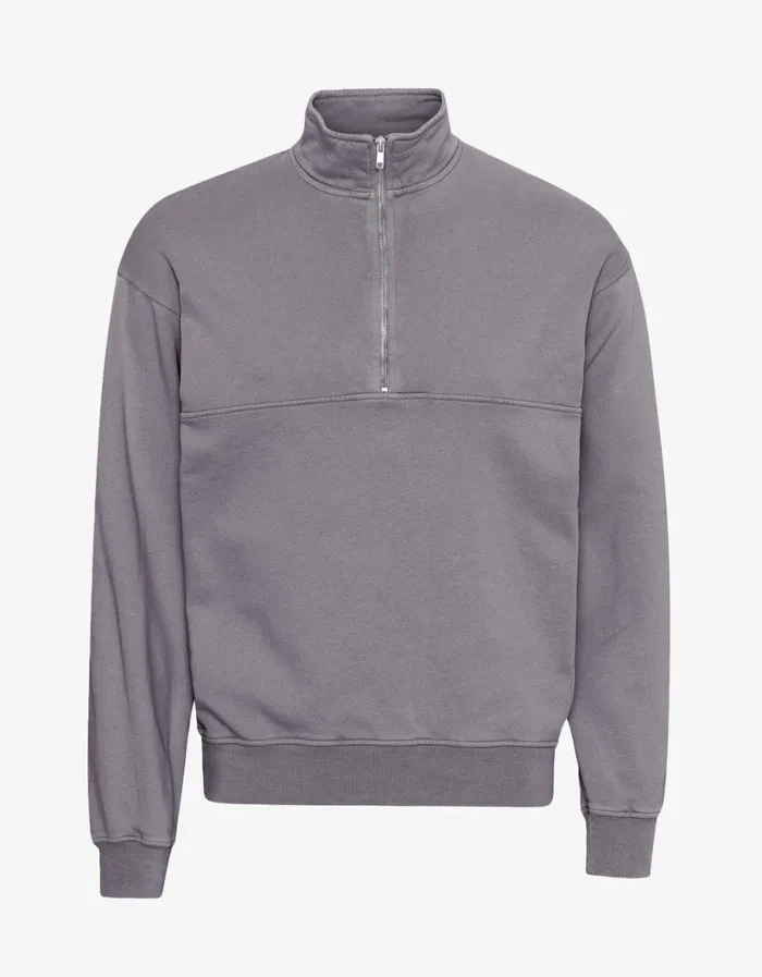 Men Organic Quarter Zip Purple Haze Colorful Standard Quarter Zips