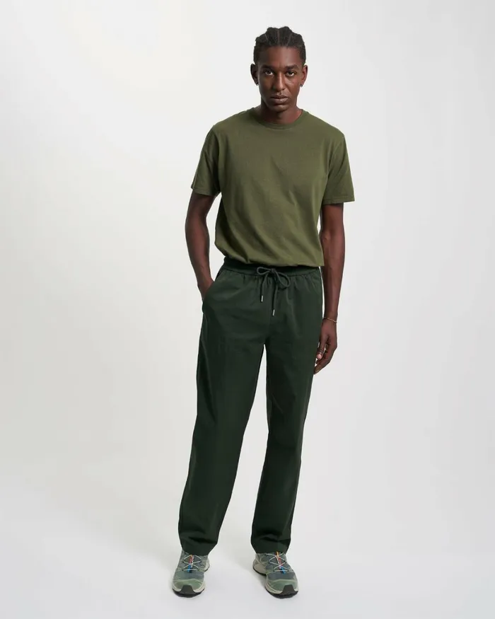 Men Organic Twill Pants Hunter Green Colorful Standard Pants