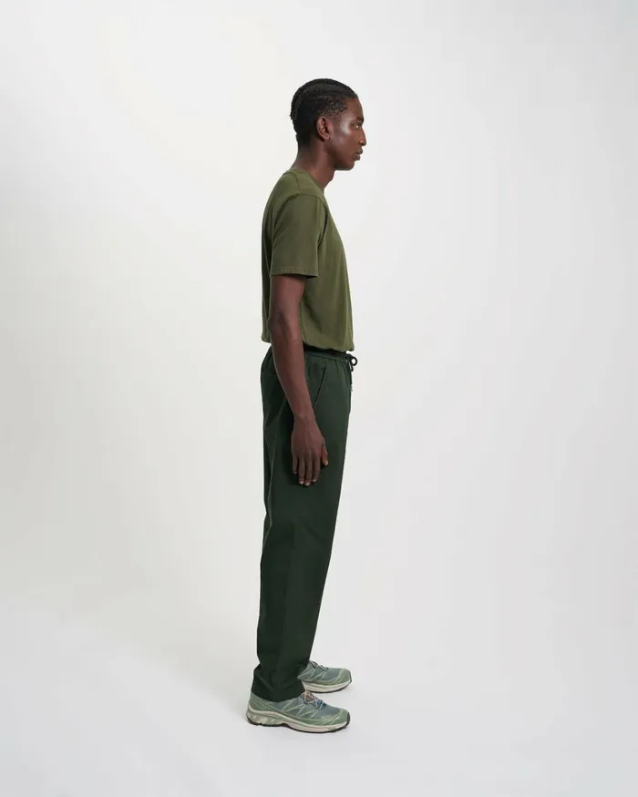 Men Organic Twill Pants Hunter Green Colorful Standard Pants