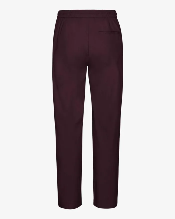 Men Organic Twill Pants Oxblood Red Colorful Standard Pants