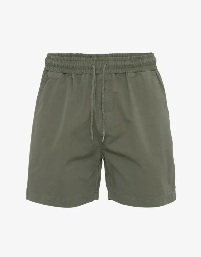 Men Organic Twill Shorts Dusty Olive Colorful Standard Shorts