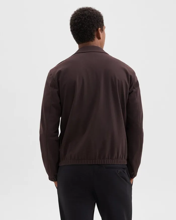 Men Outerwear Theory Brody Jacket In Precision Ponte Hickory