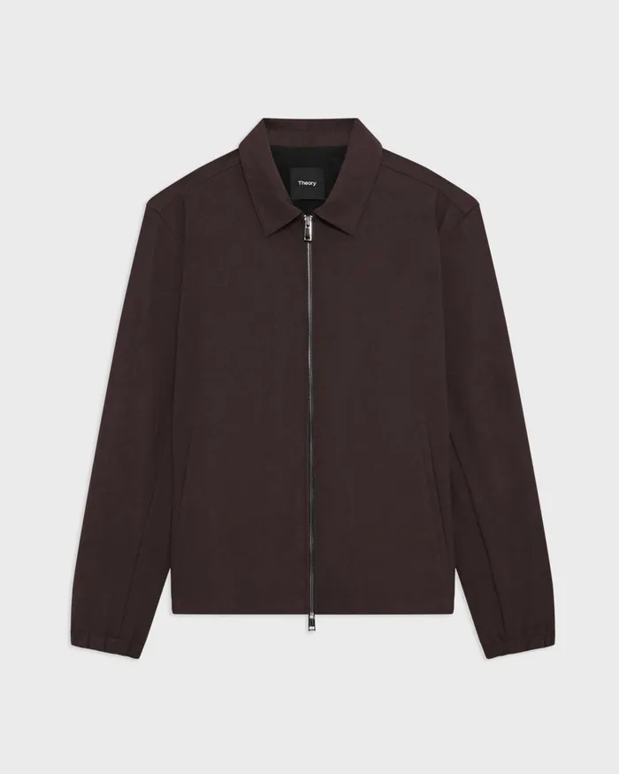 Men Outerwear Theory Brody Jacket In Precision Ponte Hickory