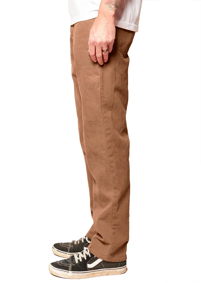 Men Pants and Denim Vissla Border Canvas 5 Pkt Pant Kangaroo