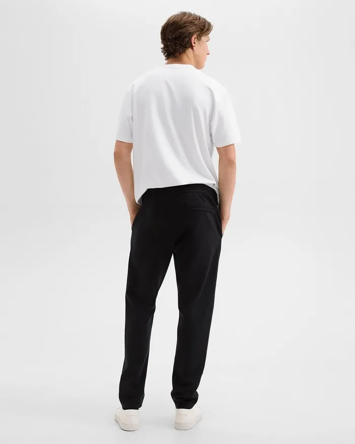 Men Pants Theory Drawstring Pant In Scuba Black