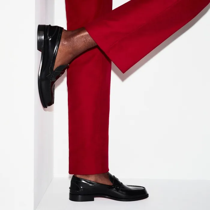 Men Penny Loafers 8211 Calf Leather 8211 Black Christian Louboutin Loafers and Moccasins Men Penny Loafers 8211 Calf Leather 8211 Black Christian Louboutin Loafers and Moccasins