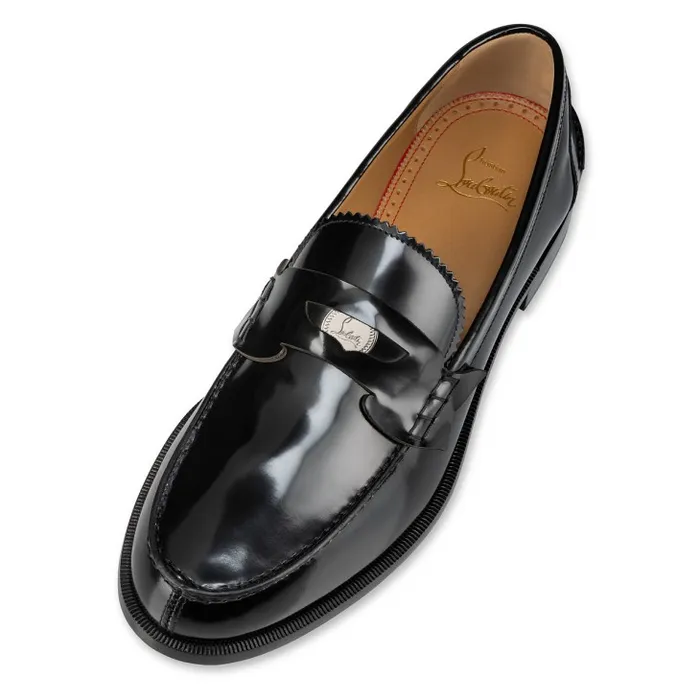 Men Penny Loafers 8211 Calf Leather 8211 Black Christian Louboutin Loafers and Moccasins