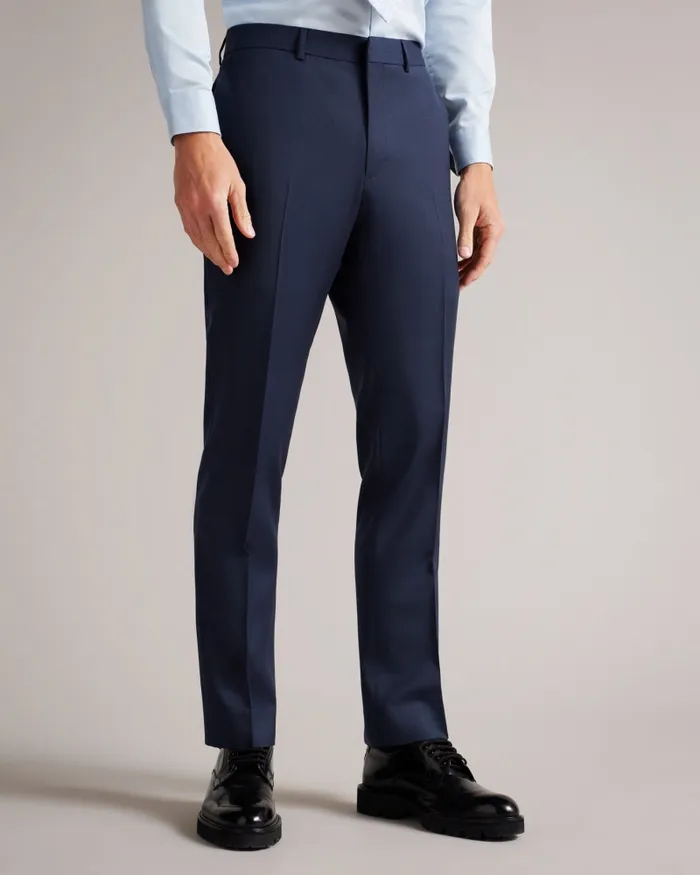 Men PERTHTS 8211 Slim Fit Twill Suit Trousers Navy Ted Baker Suits Men PERTHTS 8211 Slim Fit Twill Suit Trousers Navy Ted Baker Suits