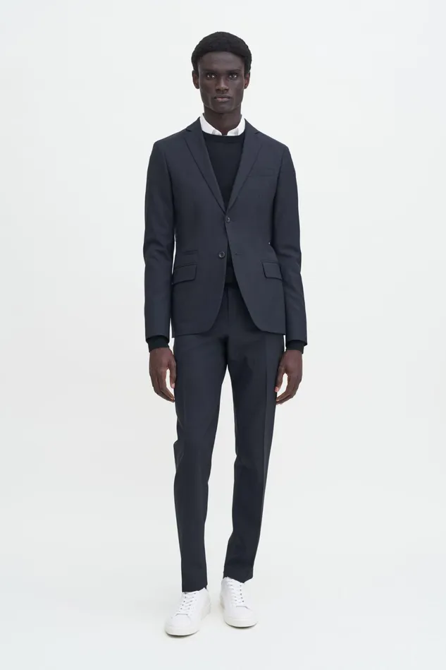 Men Rick Wool Jacket Dark Navy Filippa K Suit Jackets