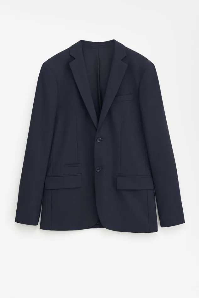 Men Rick Wool Jacket Dark Navy Filippa K Suit Jackets