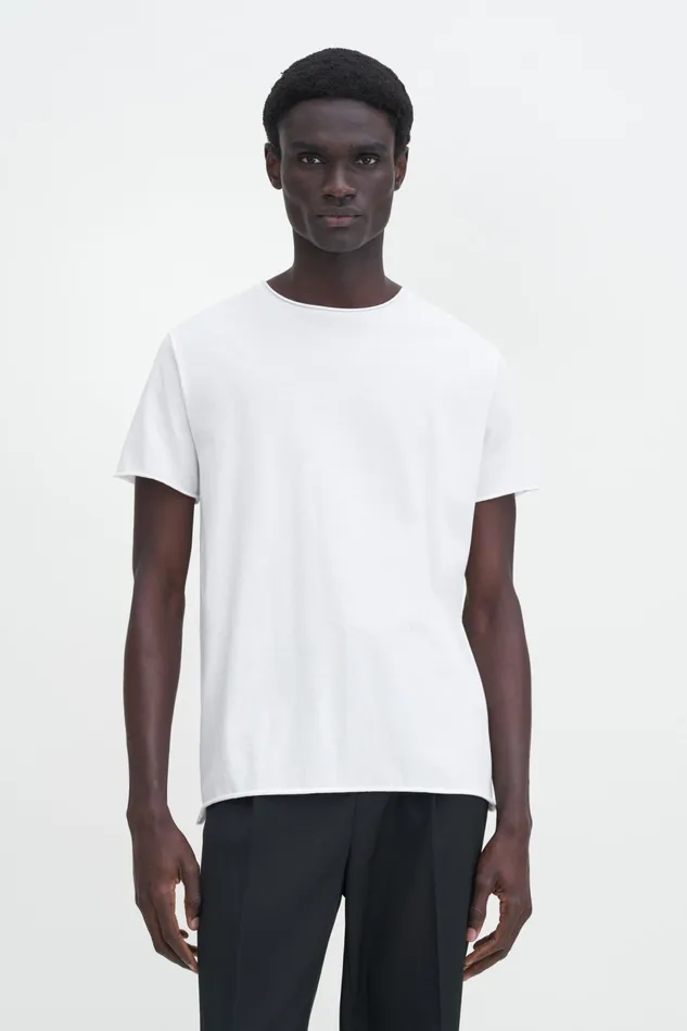 Men Roll Neck Tee White Filippa K TShirts