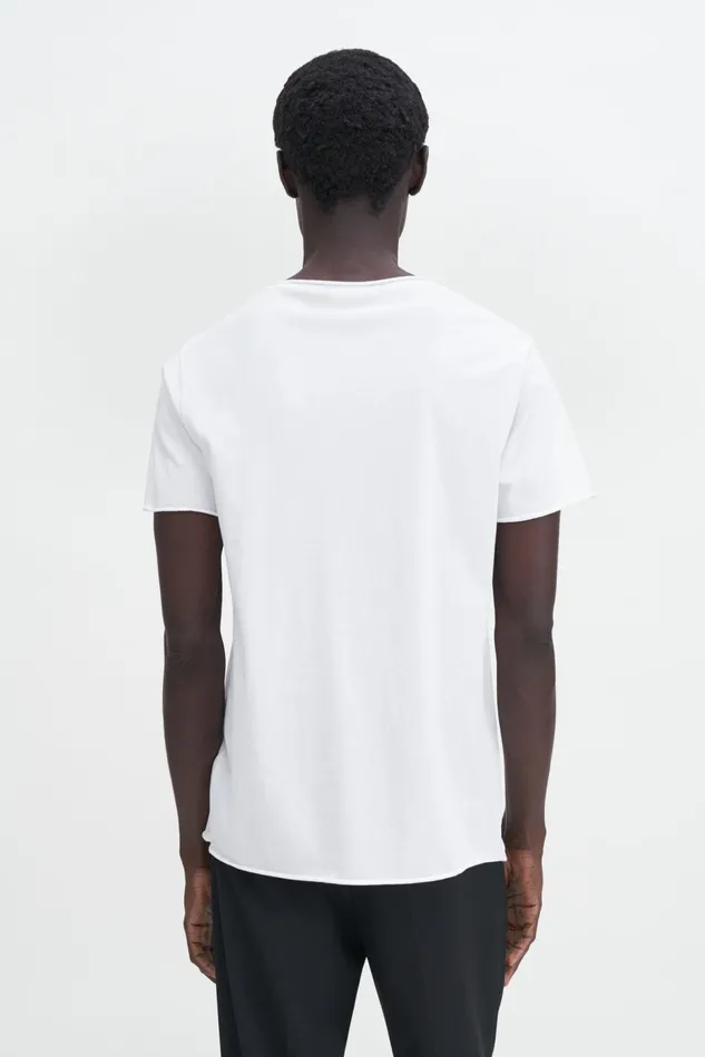 Men Roll Neck Tee White Filippa K TShirts