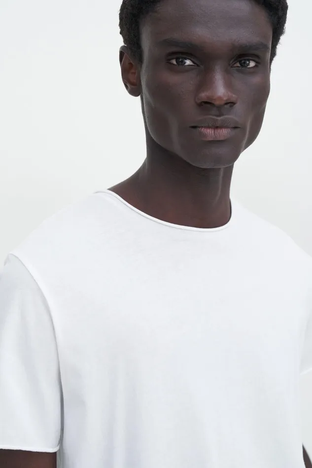 Men Roll Neck Tee White Filippa K TShirts